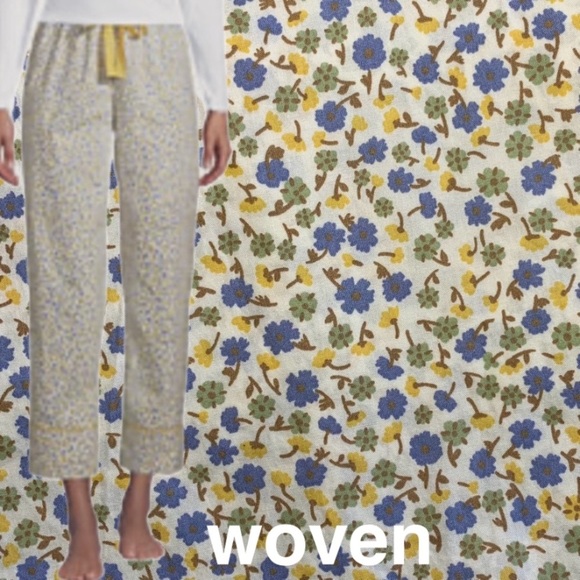 Lands' End Other - LANDSEND x Draper James Women's 100% Cotton Poplin Pajama Crop Pants